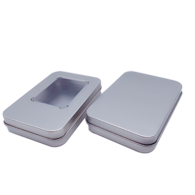 Hot Products USB Tin Box Testreszabható logó Szállítók Fém díszdobozos Tágya gyártó (101mm * 70mm * 20mm)