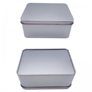 Ablaknégyzet fém doboz tárolása Tin Box 125 * 90 * 60mm