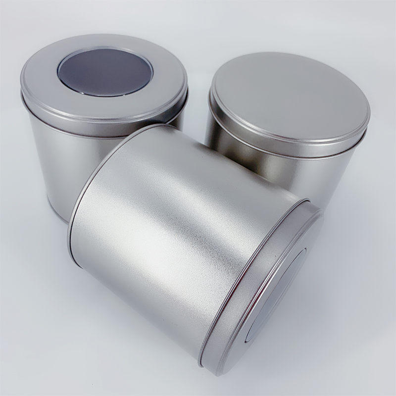 Gyárnagykereskedelmi kerek ón dobozos doboz CD Case Case Cukor Jar Ajándék doboz Testreszabás (120mm * 120mm)