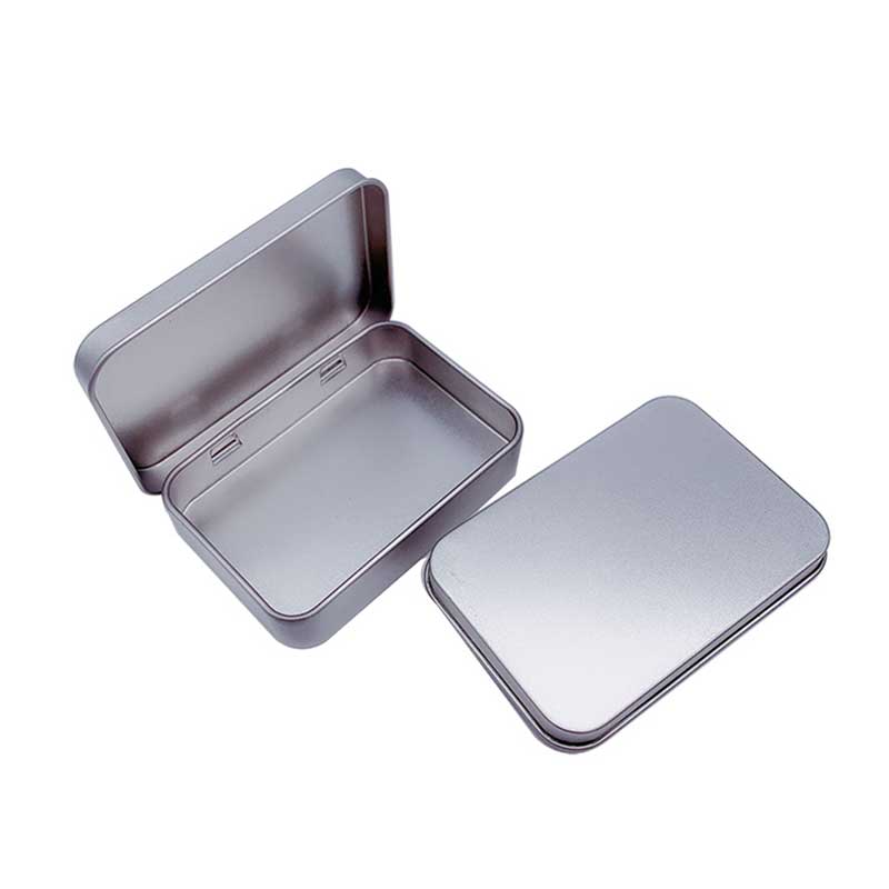 Jelvény, fedeles tumplate box matt kis ón doboz 87 * 60 * 18mm