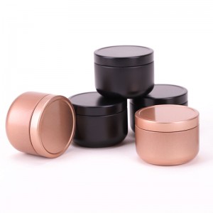 Fagyos gyertya üvegek mini tea caddy52 * 38mm